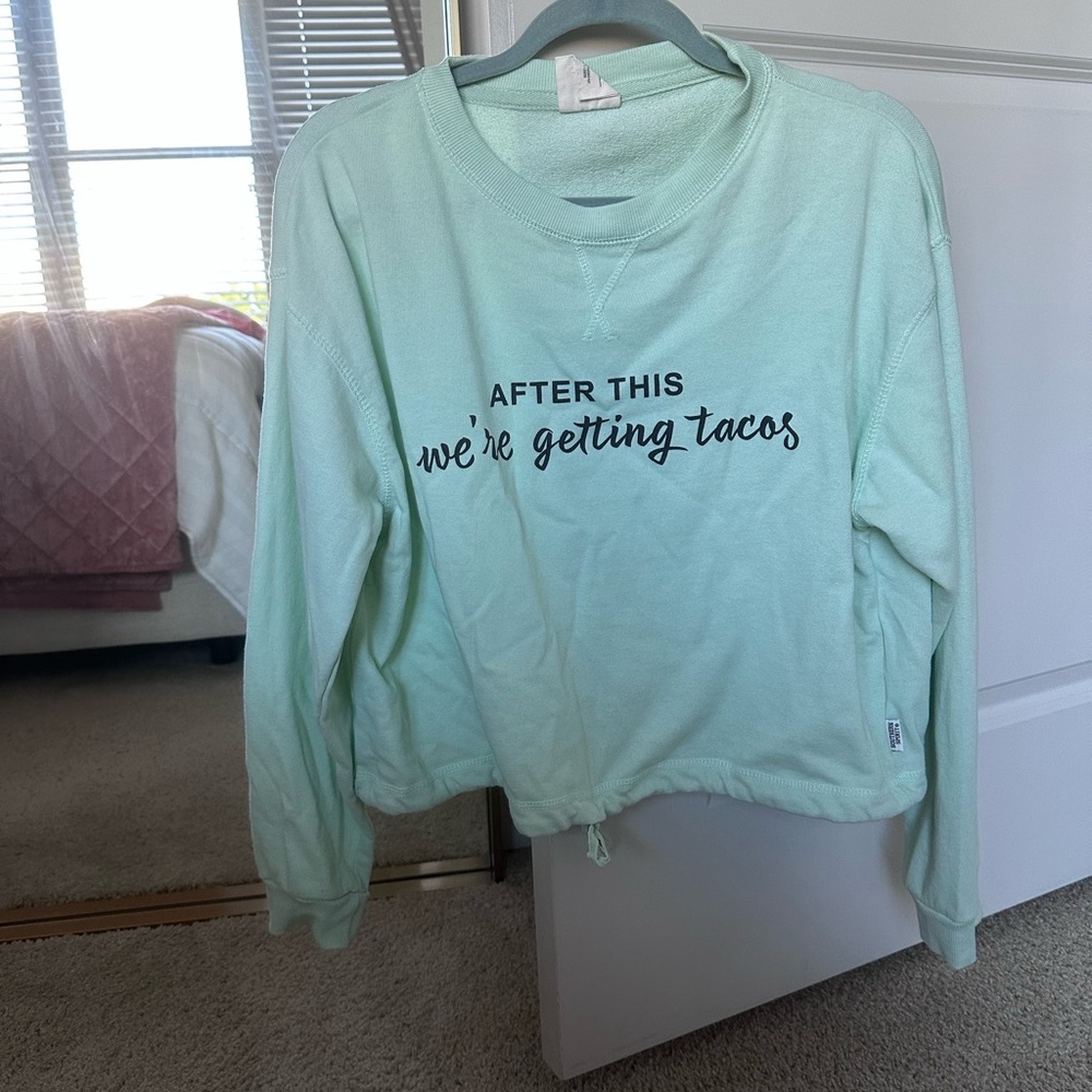 Southern Spirit We're Getting Tacos Relaxed Sweat Top